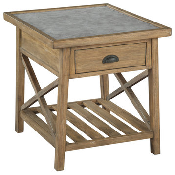 Jefferson Rectangular End Table With Drawer