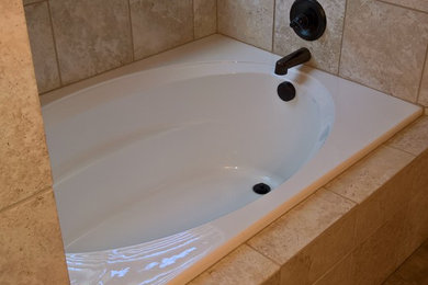 Inspiration for a contemporary bathroom remodel in Denver