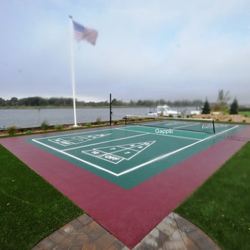 Sports court built by Gappsi in East Islip, Long Island NY.