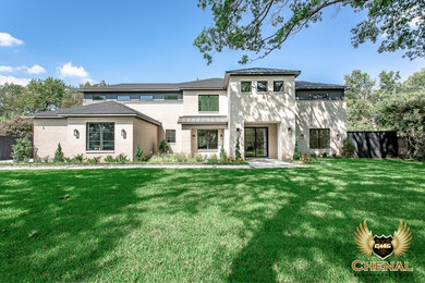Modern exterior home idea in Dallas