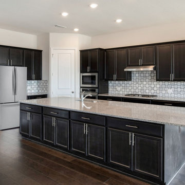 Salvaged Wood Peninsula, Kitchen Remodeling in Covina, CA