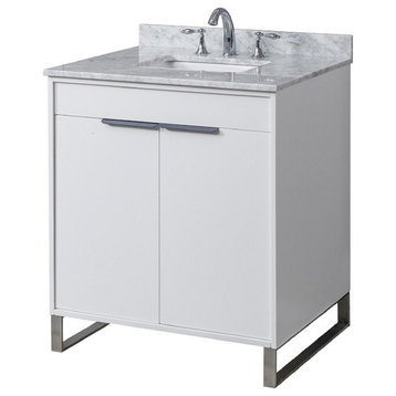 32" Luca Bath Vanity, White