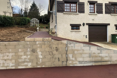 Réalisation d'une entrée minimaliste.