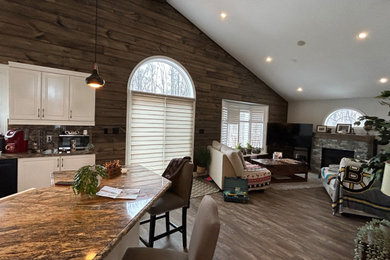 Inspiration for a living room remodel in Toronto