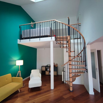 Changement d'escalier pour mezzanine