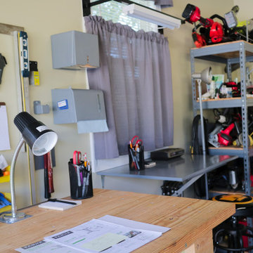 Dual-Surface Workstation with Ample Tool Storage