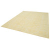 Rug N Carpet - Handmade Oriental 8' 0" x 10' 0" Pastel Yellow Oushak Rug