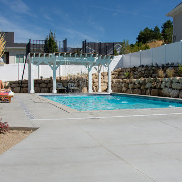 All-in-ONE: Pavilion, Deck, Diving Platform, Waterfall, Swimming FUN!