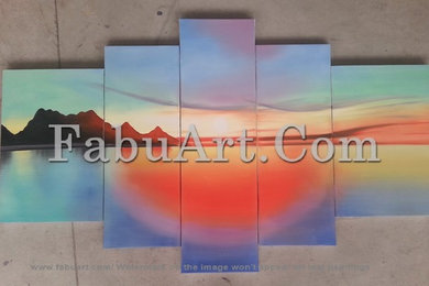 Landscape art painting