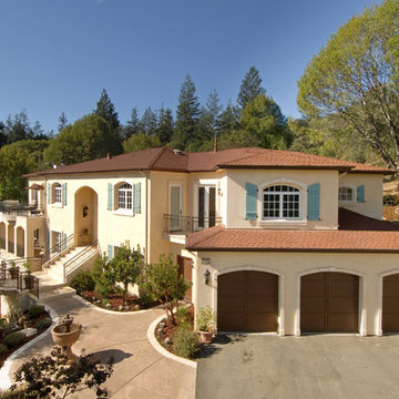 New Construction - Hillside Mediterranean