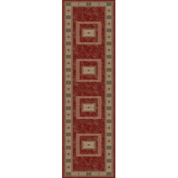Ancient Empire and Clar, Rug, 2'7x9'10