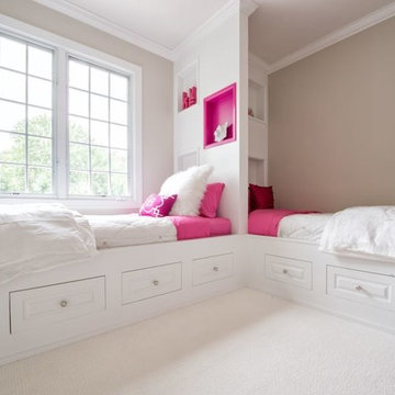 Villanova, PA: Girls Pink Accent Bedroom