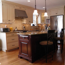 two tones cabinets