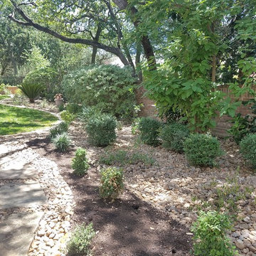 Finished Landscape in Shavano Park, San Antonio, Texas