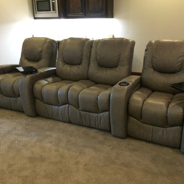 Palliser  "Equalizer" Chair, Loveseat, Chair "Sable" Leather