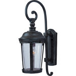 Maxim Lighting International - Dover VX 1-Light Outdoor Wall Lantern - Create a welcoming exterior with the Dover VX Outdoor Wall Sconce. This 1-light wall sconce is finished in a unique color with glass shades and shines to illuminate your home's landscaping. Hang this sconce with another (sold separately) to frame your front door.