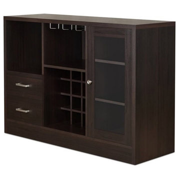 ACME Joice Wooden 2-Drawer Server with Shelf in Espresso