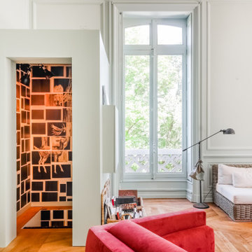 Créer un accès à la,cave sans denaturer le salon