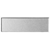 Forever 3 in x 12 in Straight Edge Glass Subway Tile in Glossy Eternal Silver