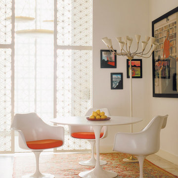 Tulip Armchair + Saarinen Dining Table