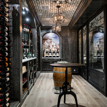 Wine Cellar with a  Brick Ceiling
