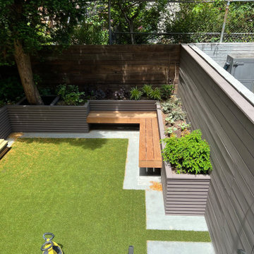 Manhattan UWS brownstone cozy backyard