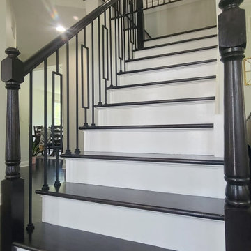 Window Balusters & Wood Rail