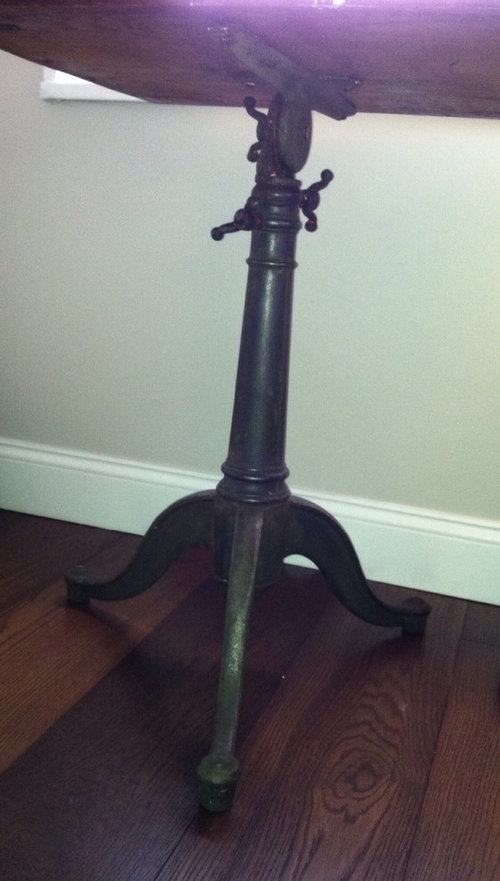 Need help converting comic book artist table to end table