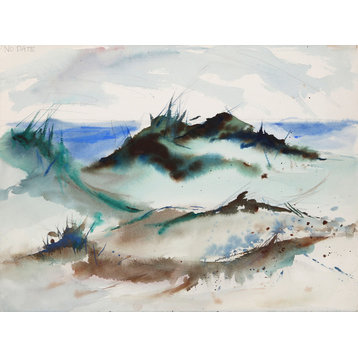Eve Nethercott "Seascape, P2.52" Watercolor Painting