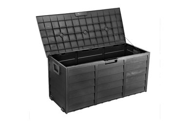 All Black Outdoor Storage Box