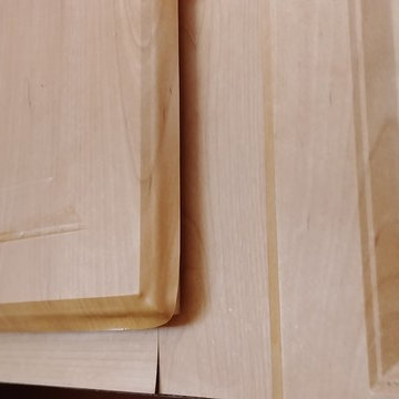 Thermofoil Kitchen Refinished (before)
