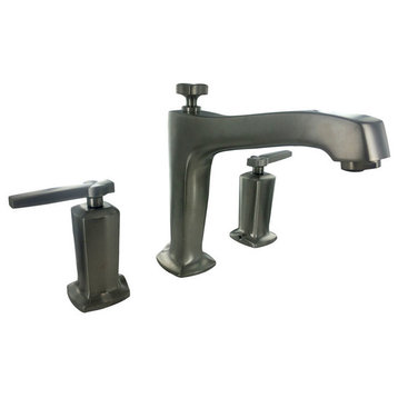 Kohler Margaux Roman Tub Faucet Trim, Lever Handles, Brushed Nickel