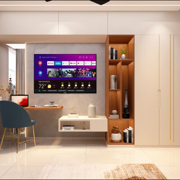 Japandi theme residence 3BHK