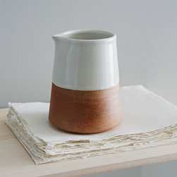 fairtrade earthenware slanting jug - Sugar Bowls & Milk Jugs
