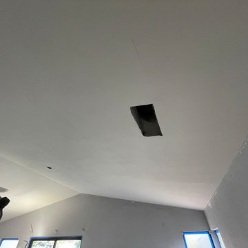 Condo Facelift, paint, smooth ceiling, can lights