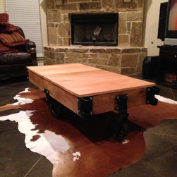 Industrial cart coffee table - Coffee Tables