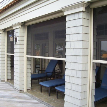 Outdoor Screen Shades: Manual & Motorized