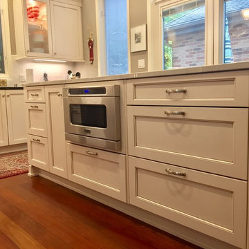 Island with Microwave Drawer