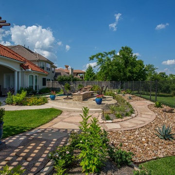 Stand Alone Pergola with Beautiful Pool & Landscaping