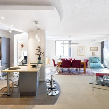 Condo Kitchen and Dinning/Living Room