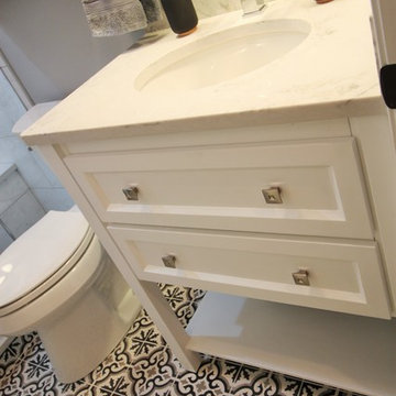 Modern Industrial Farmhouse Guest Bath