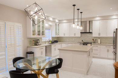 Inspiration for a contemporary kitchen remodel in Toronto