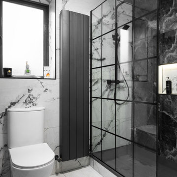 Bathroom - Black Mist Porcelain Polished Tile