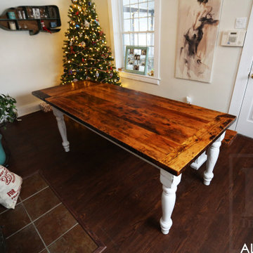 Reclaimed Wood Harvest Tables