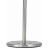 3 Way Torchiere Floor Lamp With Frosted Glass Shade And Stable Base, White