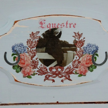 An Equestrian Inspired Decal For A Vintage Dresser