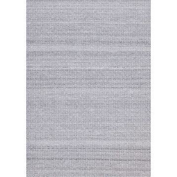 Ariana Collection Gray Cream French Country Recycled Area Rug, 7'10"x10'6"