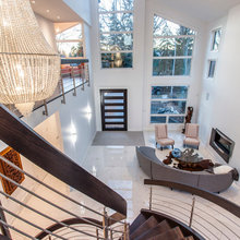 Foyer - best curved stairs