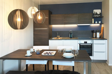 Moderne Wohnküche in Frankfurt am Main