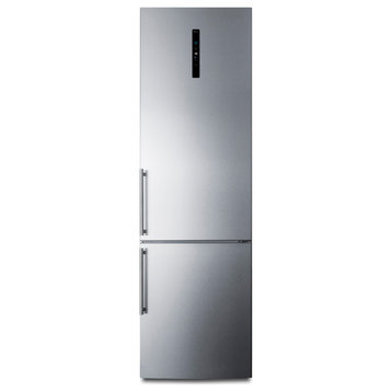 Summit FFBF181ES2IM 24"W 11.7 Cu. Ft. Bottom Freezer Refrigerator - Stainless